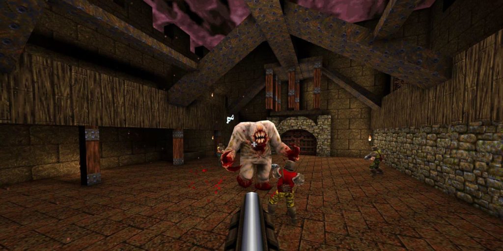 Quake Remastered cena in game.